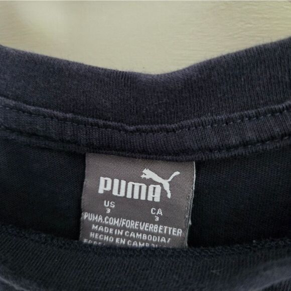 3/$20 Puma Blue Short Sleeve T-shirt Size 3 - Picture 2 of 3